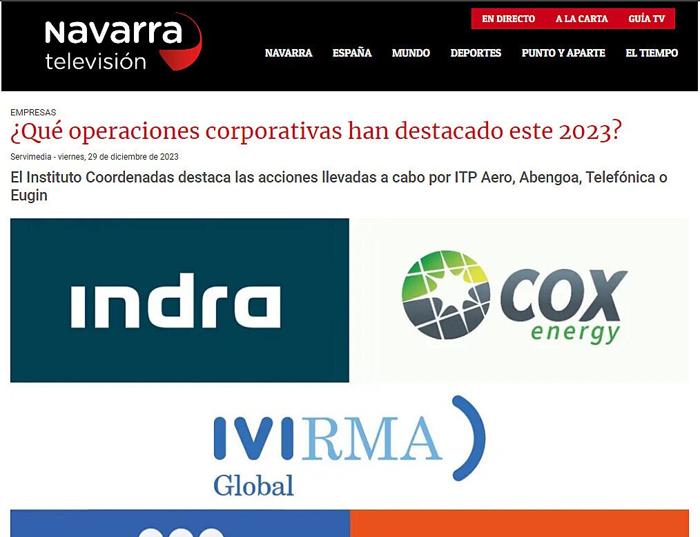 Qu operaciones corporativas han destacado este 2023?